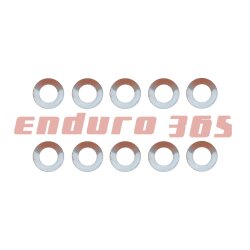 10 Passscheiben 0,1mm Edelstahl Kronenrad KTM EXC 200 250 300 Freeride 250R Husaberg Husqvarna TE 250 300